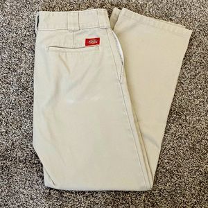 Dickies Crop Work Roll Hem Pants